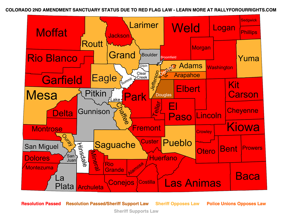 In Anticipation Of Red Flag Law Colorado Counties Declared Gun